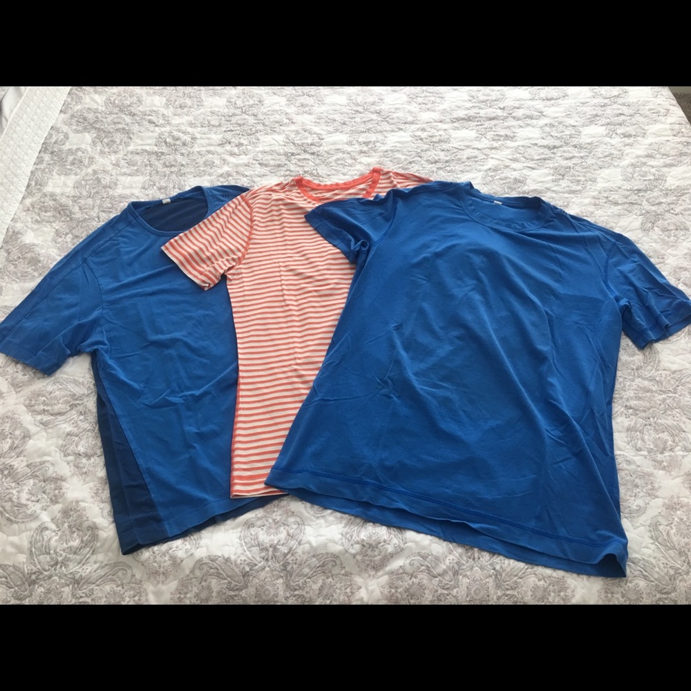 3 lululemon t shirts